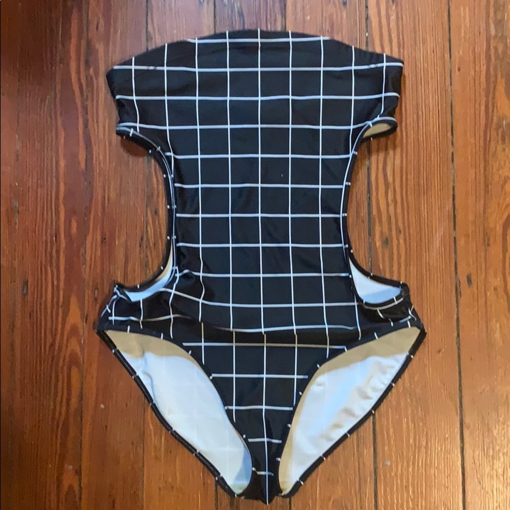 American Apparel strapless swimsuit